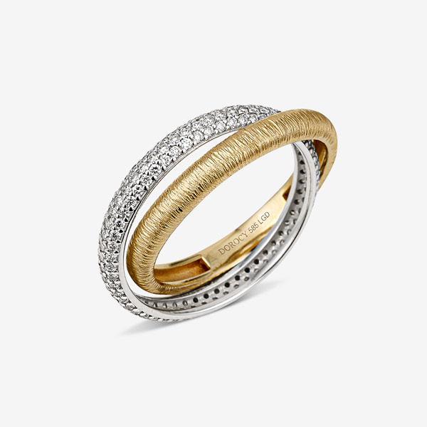 14k,18k 인피닛 밴드(랩 다이아몬드) for Women ,  반지